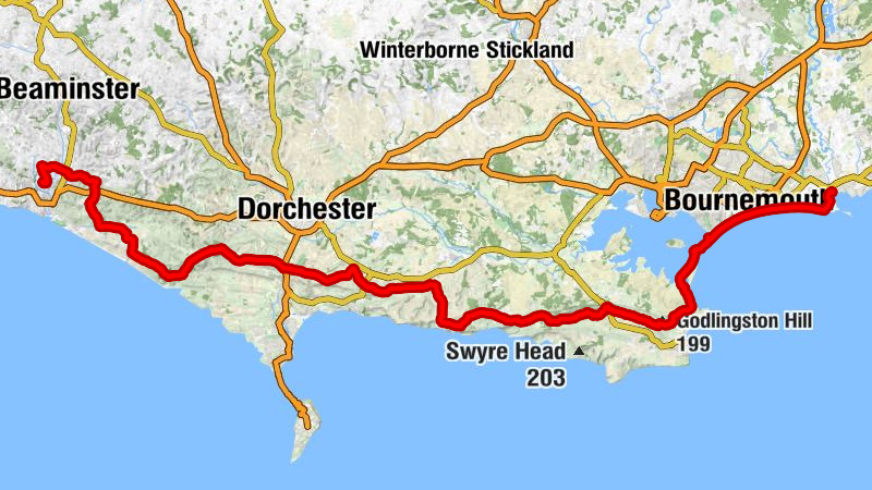 North Allington - Povington Hill - West Creech Hill - Christchurch