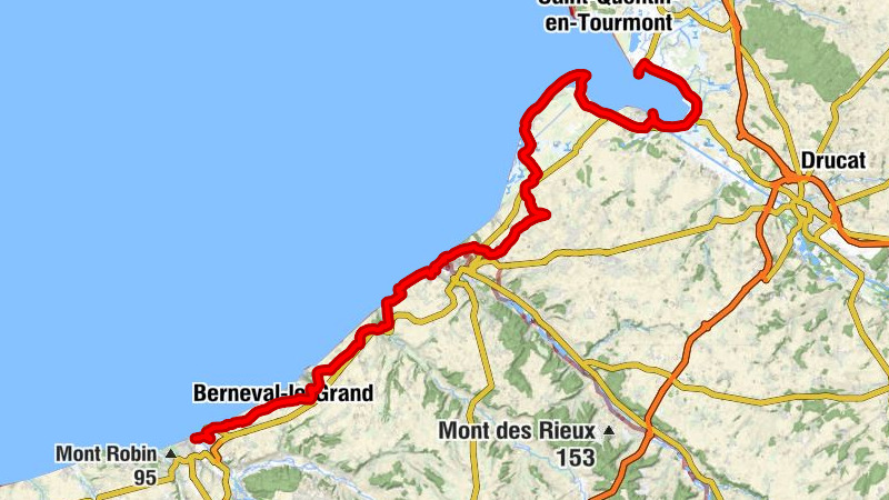 Dieppe - Église Saint-Jacques du Tréport - Le Mont Blanc - Le Crotoy