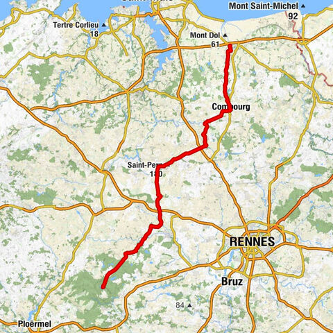 Dol-de-Bretagne - Église Saint-Martin-de-Tours - Église Saint-Éloi - Abbaye de Paimpont