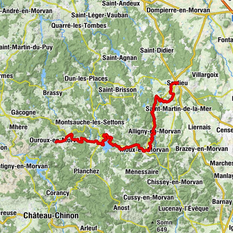 Basilique Saint-Andoche - Église Saint-Hilaire - Église Saint-Denis - Le Lion d'Or