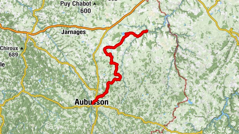 Chambon-sur-Voueize - Bar des Landes - Chapelle de la Croix-au-Bost - Aubusson