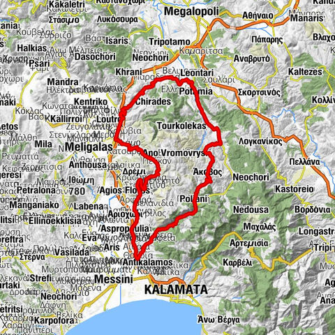 Θουρία - Σπήλαιο Αγίων Αναργύρων - Άγιος Δημήτριος - Εκκλησάκι