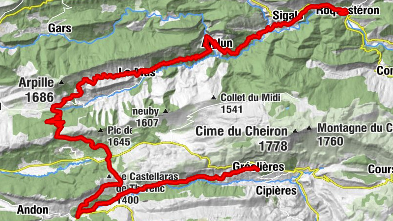 Église Notre-Dame-de-l'Assomption - Collet de Pinpinier - Chapelle Notre-Dame d'Entrevignes - Roquestéron