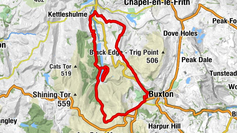 High Peak - Christ Church Burbage - St James (Taxal parish church) - Whaley Bridge