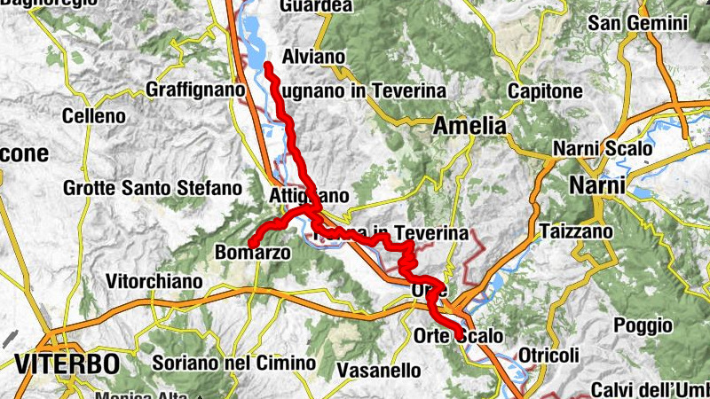 Alviano - Alviano Scalo - Acquasanta - Orte