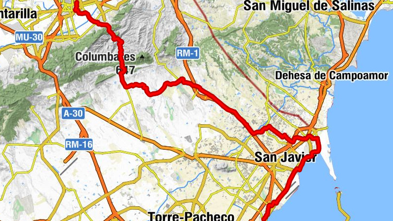 Los Alcázares - Mesón del Pescador - Iglesia de San Pedro Apóstol - Murcia