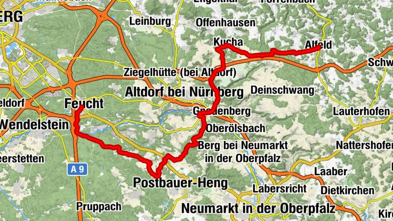 Zum Scharfen Eck - Sankt Margaretenkapelle - Marienkirche - Feucht