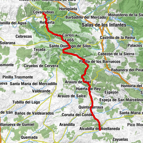 Covarrubias - Ermita de Nuestra Señora de Pinarejos - Iglesia de Santa María Magdalena - Palacio de Alcubilla