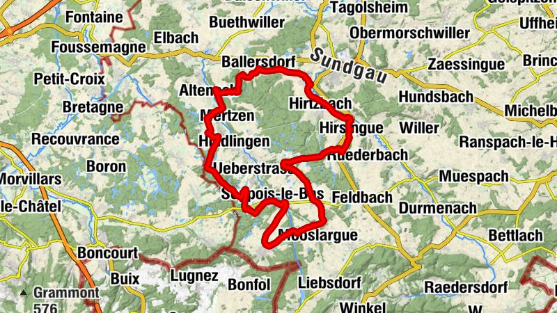 Hohrain - Église Saint-Georges - Église Saint-Pierre et Saint-Paul - Hirsingue