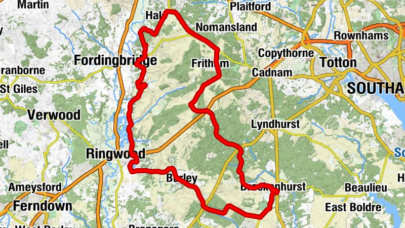 Brockenhurst - Longcross Plain - Bramshaw Telegraph - Blackhamsley Hill