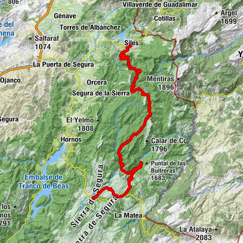 Santiago-Pontones - Los Anchos - Siles