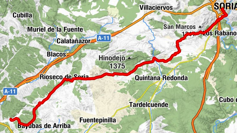 Valdenebro - Boós - Rioseco de Soria - Soria