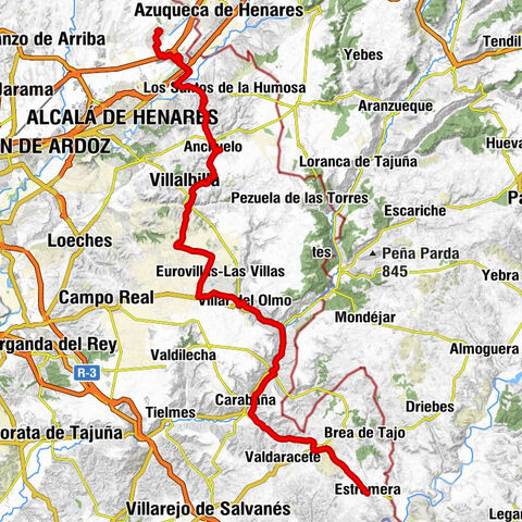 Estremera - La Besana - Villalbilla - Meco