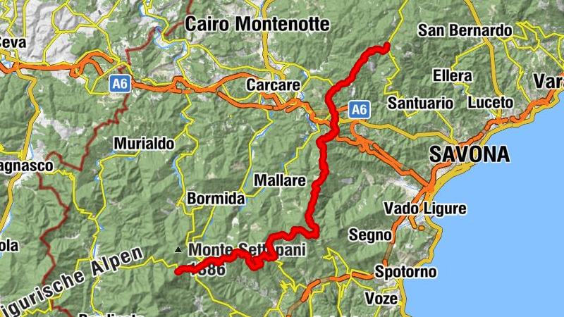 Montenotte Superiore - Bric Lavesino - Monte Baraccone - Il Rifugio