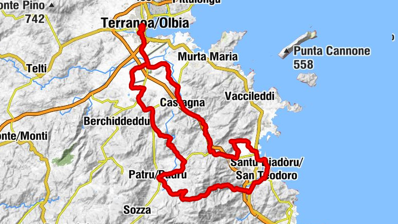 Terranoa/Olbia - Loiri - Biasì - Olbia