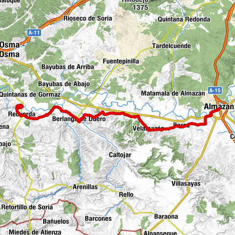 Iglesia de San Pedro - Colegiata de Santa María del Mercado - Iglesia de la Degollación de San Juan Bautista - Gormaz