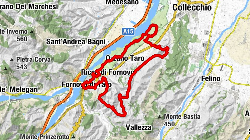 Fornovo di Taro - Giarola - Gaiano - Monte Ardone