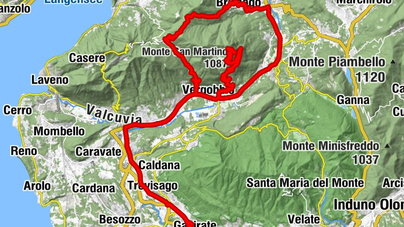 Gavirate - Monte San Martino - Chiesa di San Martino in Culmine - Baita Santa Maria