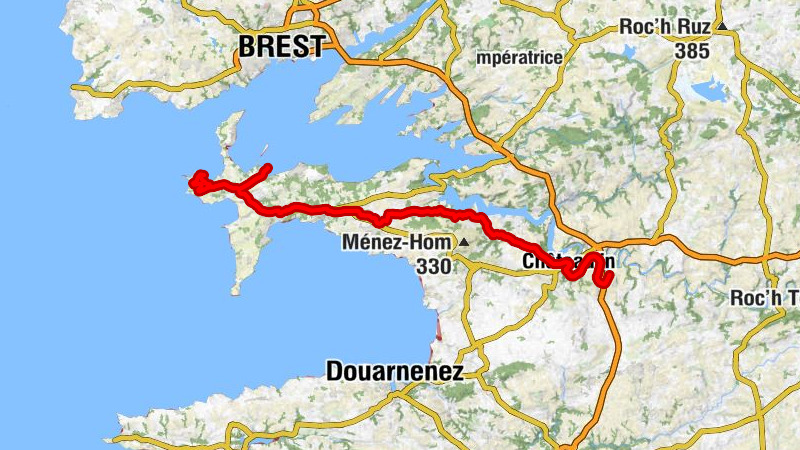 Ecluse de Penn Ar Pont - Église Saint-Pierre - Chapelle de Notre-Dame-de-Rocamadour - Embarcadère de Roche Noire