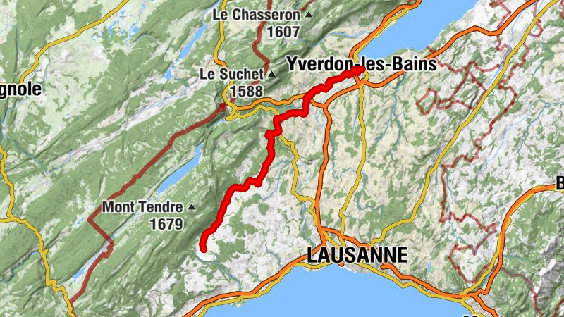 Yverdon-les-Bains - Abbatiale de Romainmôtier - Temple - Hôtel des Trois Sapins