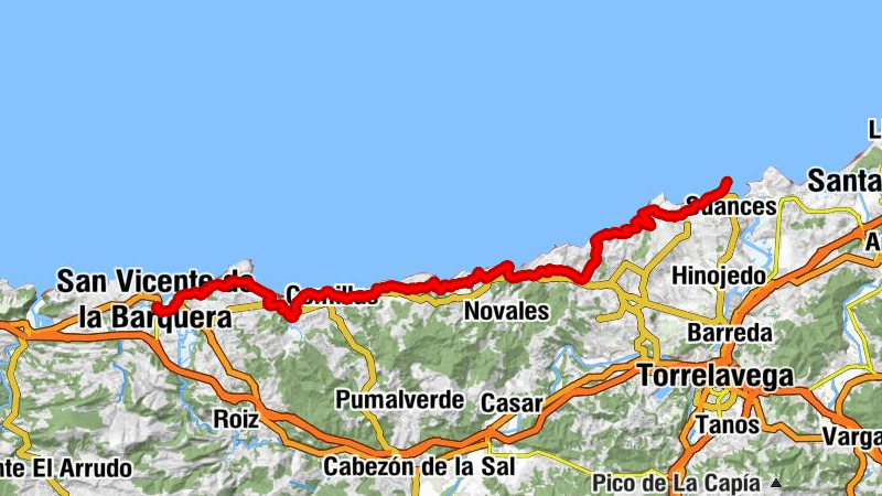 San Vicente de la Barquera - Ermita del Santo Ángel - Ermita de Santa Justa - Mirador de Sopico