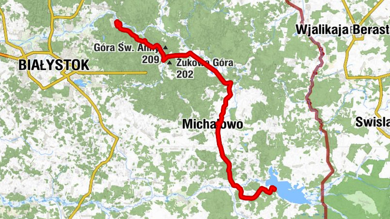 Nowa Łuka - Cerkiew pw.|Świętego Proroka Eliasza - Cerkiew pw. Narodzenia św. Jana Chrzciciela - Supraśl