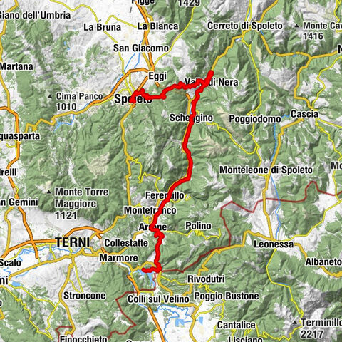 Chiesa di San Francesco - Chiesa di Santa Maria Assunta - Chiesa della Madonna del Gonfalone - Spoleto