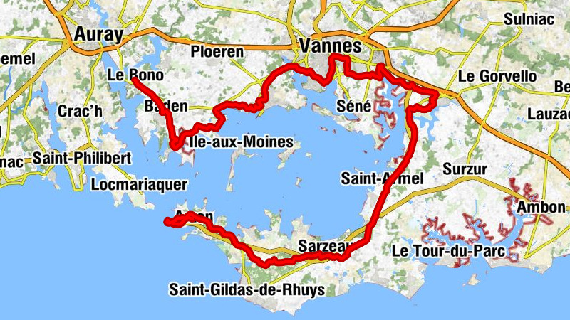 Le Kraken - Chapelle Saint-Martin - Église Sainte-Anne - Arzon