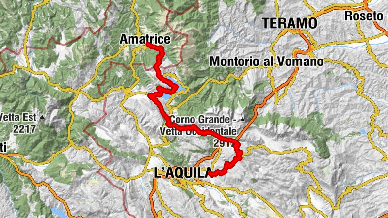 Amatrice - Madonna di Pedicino - Chiesetta degli Alpini - Paganica