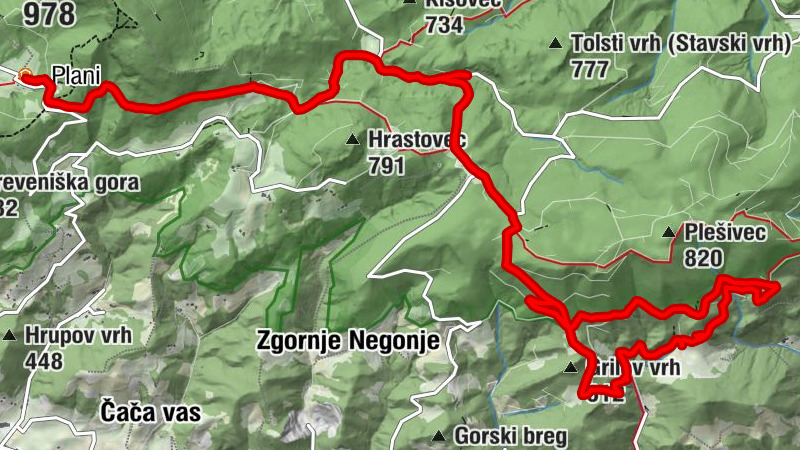 Rogaška Slatina - Planinski dom na Boču