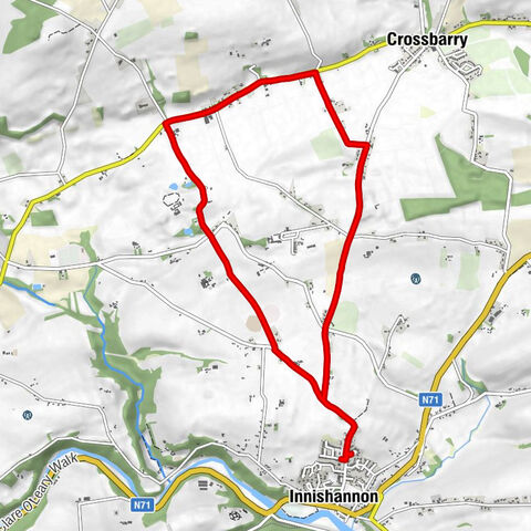 Innishannon - Joan Bantry's Cross - Upton - Dunkereen Cross Roads