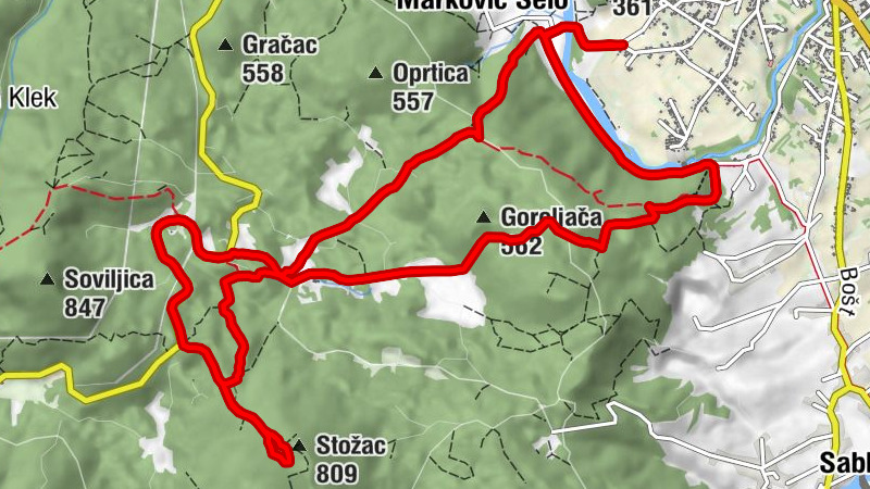 Karlovačka županija - Marković Selo - Sklonište Stožac - Stožac