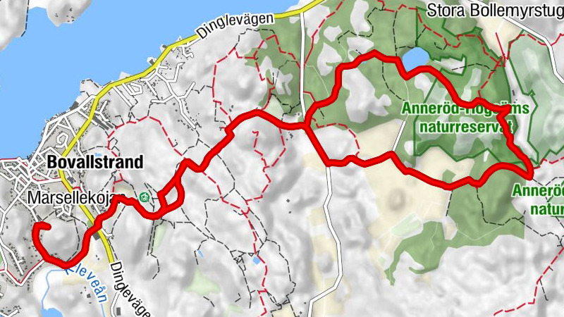 Finntorp - Bovallstrand - Skälleklev