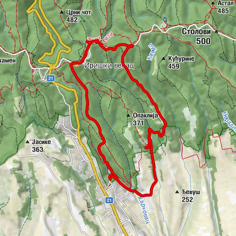 Ириг - Липове каскаде - Restoran Na Vencu - Старо Хопово