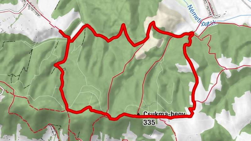 Kistótfalu - Csukma-hegy - Kilátás a Csukma-hegyről - Siklós
