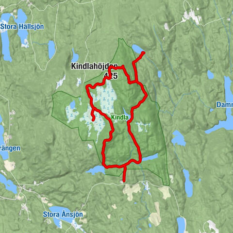 Hällefors kommun - Kindlahöjden - Smala mossen - Kolbotten