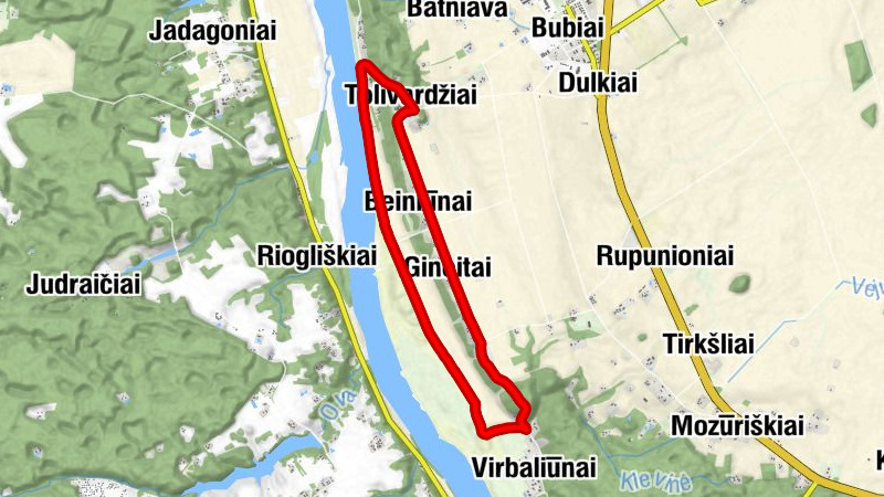 Tolivardžiai - Beiniūnai - Gineitai - Paštuvos Šv. Barboros bažnyčia