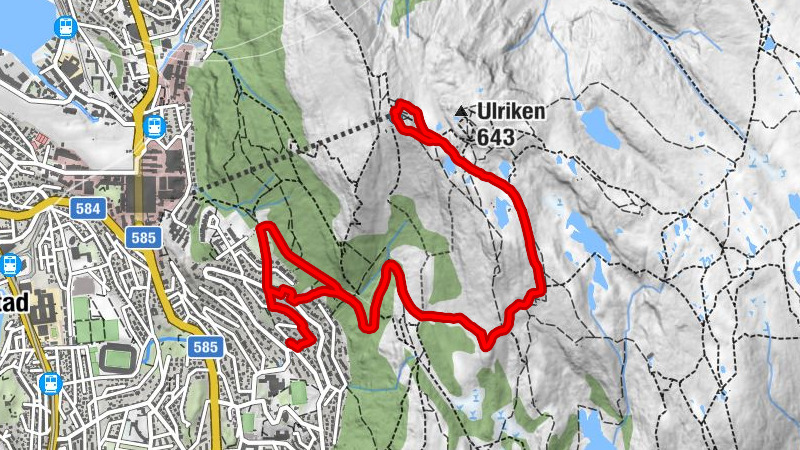 Bergenhus - Bergen - Ulriksbanen øvre stasjon - sky:skraperen