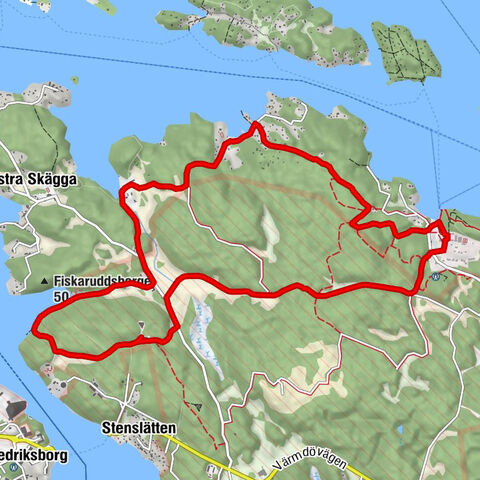 Lillsved - Vreta - Östra Skägga - Värmdö kommun