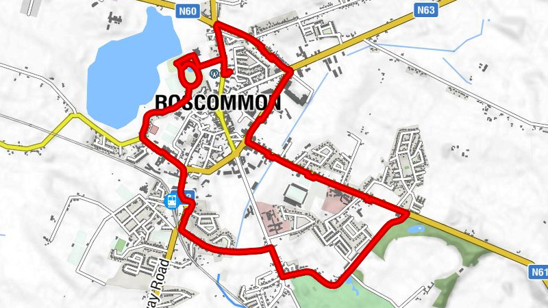 Roscommon Urban ED - Kingdom Hall - Hannons Hotel - Ardsallagh Beg