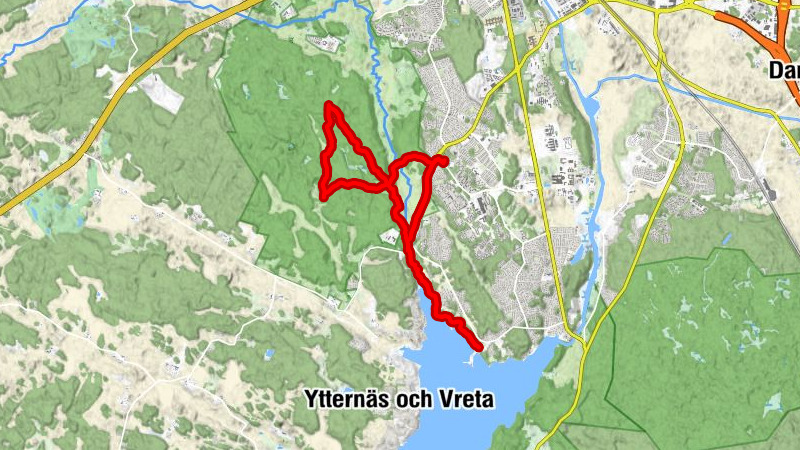 Uppsala kommun - Fäbodarna - Graneberg - Stora Djurgården