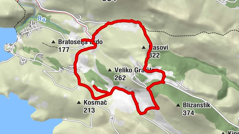 Radovanići - Zambelići - Begovići - Brguli