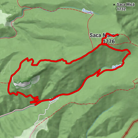 Sovata - Refugiul Saca Mare - Saca Mare - Izvor