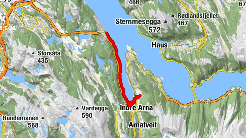 Arna - Indre Arna - Ytre Arna kyrkje - Bonasera Øyrane