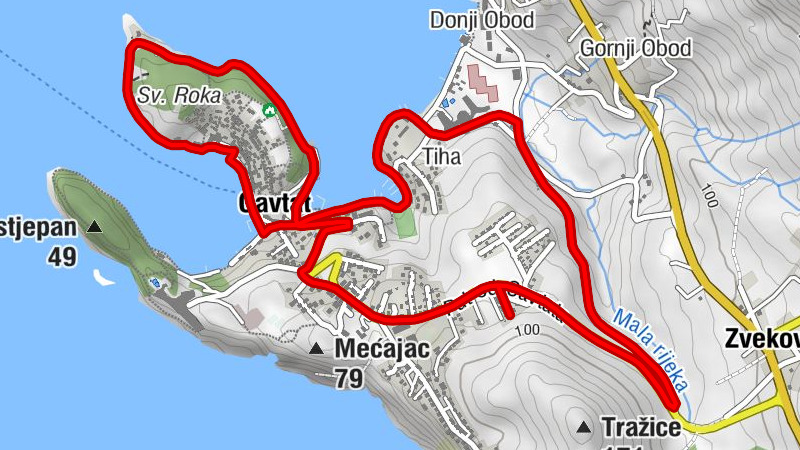 Cavtat - crkva sv. Đurđa - Gospa od Pompeja - Zvekovica