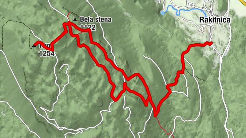 Rakitnica - Rezinski vrh - Turn