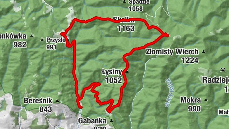 Zajazd Czarda - Skałka - Mała Przehyba - Czeremcha