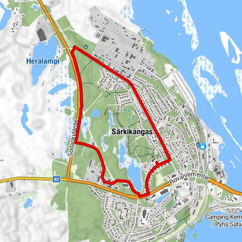 Kemijärvi - Särkikangas - Kemijärven Siion