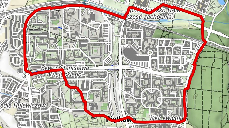 Osiedle Marysieńki - Osiedle Stefana Batorego - Piątkowo - Osiedle Bolesława Chrobrego