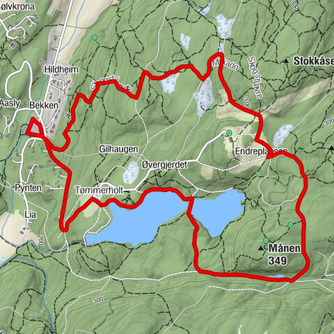 Lerkendal - Endreplassen - Tømmerholt - Bekken